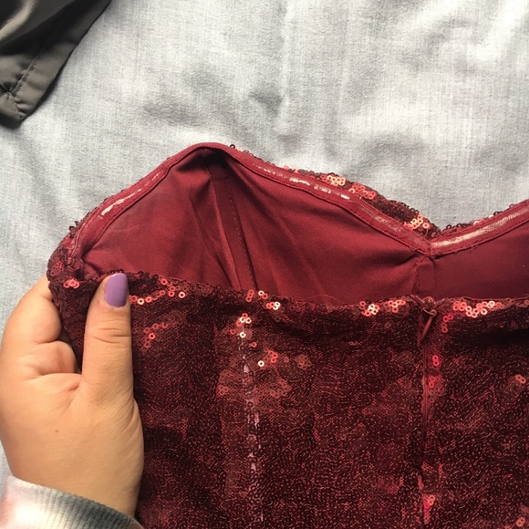 Strapless sequin gown - Picture 5 of 5